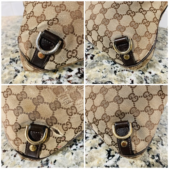 GUCCI Abbey Brown GG Logo D-Ring Bag 💯 AUTHENTIC - Picture 13 of 16